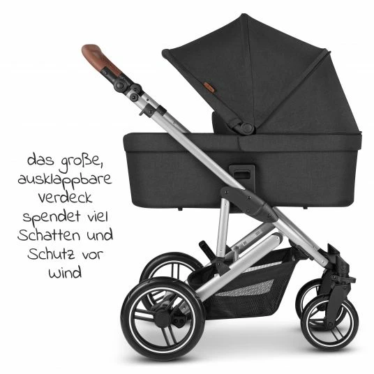 Flash Sale 🎁 ABC Design 3in1 Kinderwagen-Set Aversa 4 - Circle Edition - inkl. Babywanne, Autositz, Sportsitz & Zubehörpaket - Woven Graphite - Collection 2022 😀 3 Flash Sale 🎁 ABC Design 3in1 Kinderwagen-Set Aversa 4 - Circle Edition - inkl. Babywanne, Autositz, Sportsitz & Zubehörpaket - Woven Graphite - Collection 2022 😀 - Image 3