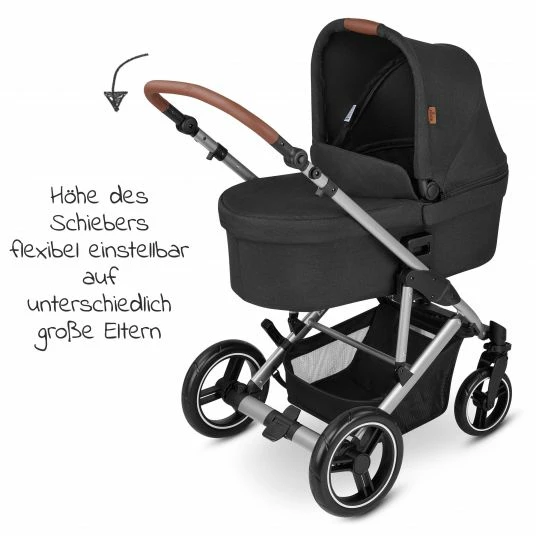 Flash Sale 🎁 ABC Design 3in1 Kinderwagen-Set Aversa 4 - Circle Edition - inkl. Babywanne, Autositz, Sportsitz & Zubehörpaket - Woven Graphite - Collection 2022 😀 4 Flash Sale 🎁 ABC Design 3in1 Kinderwagen-Set Aversa 4 - Circle Edition - inkl. Babywanne, Autositz, Sportsitz & Zubehörpaket - Woven Graphite - Collection 2022 😀 - Image 4