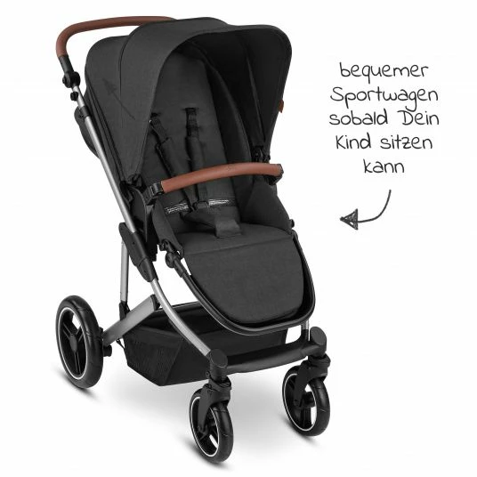 Flash Sale 🎁 ABC Design 3in1 Kinderwagen-Set Aversa 4 - Circle Edition - inkl. Babywanne, Autositz, Sportsitz & Zubehörpaket - Woven Graphite - Collection 2022 😀 5 Flash Sale 🎁 ABC Design 3in1 Kinderwagen-Set Aversa 4 - Circle Edition - inkl. Babywanne, Autositz, Sportsitz & Zubehörpaket - Woven Graphite - Collection 2022 😀 - Image 5