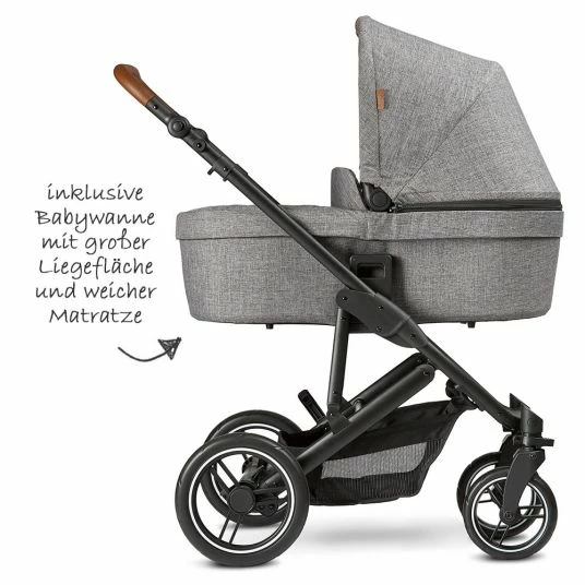 Best deal 🎁 ABC Design 3in1 Kinderwagen-Set Catania 4 - Circle Edition - inkl. Babywanne, Autositz und XXL Zubehörpaket - Woven Graphite 🔔 4 Best deal 🎁 ABC Design 3in1 Kinderwagen-Set Catania 4 - Circle Edition - inkl. Babywanne, Autositz und XXL Zubehörpaket - Woven Graphite 🔔 - Image 4