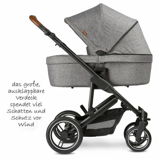 Best deal 🎁 ABC Design 3in1 Kinderwagen-Set Catania 4 - Circle Edition - inkl. Babywanne, Autositz und XXL Zubehörpaket - Woven Graphite 🔔 5 Best deal 🎁 ABC Design 3in1 Kinderwagen-Set Catania 4 - Circle Edition - inkl. Babywanne, Autositz und XXL Zubehörpaket - Woven Graphite 🔔 - Image 5
