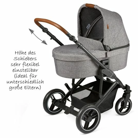 Best deal 🎁 ABC Design 3in1 Kinderwagen-Set Catania 4 - Circle Edition - inkl. Babywanne, Autositz und XXL Zubehörpaket - Woven Graphite 🔔 6 Best deal 🎁 ABC Design 3in1 Kinderwagen-Set Catania 4 - Circle Edition - inkl. Babywanne, Autositz und XXL Zubehörpaket - Woven Graphite 🔔 - Image 6