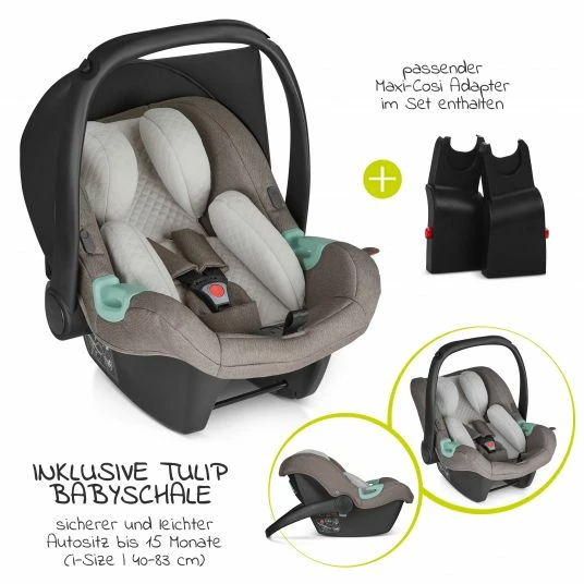 Buy 👏 ABC Design 3in1 Kinderwagen-Set Condor 4 - inkl. Babywanne, Babyschale Tulip, Sportsitz & Zubehörpaket - Fashion Edition - Nature - Collection 2022 ⌛ 2 Buy 👏 ABC Design 3in1 Kinderwagen-Set Condor 4 - inkl. Babywanne, Babyschale Tulip, Sportsitz & Zubehörpaket - Fashion Edition - Nature - Collection 2022 ⌛ - Image 2