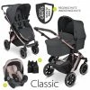 Top 10 ✔️ ABC Design 3in1 Kinderwagen-Set Salsa 4 Air - inkl. Babywanne, Autositz Tulip, Sportsitz und Zubehörpaket - Classic Edition - Bubble - Collection 2023 😉
