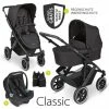 Coupon ✔️ ABC Design 3in1 Kinderwagen-Set Salsa 4 Air - inkl. Babywanne, Autositz Tulip, Sportsitz und Zubehörpaket - Classic Edition - Ink - Collection 2023 🎉