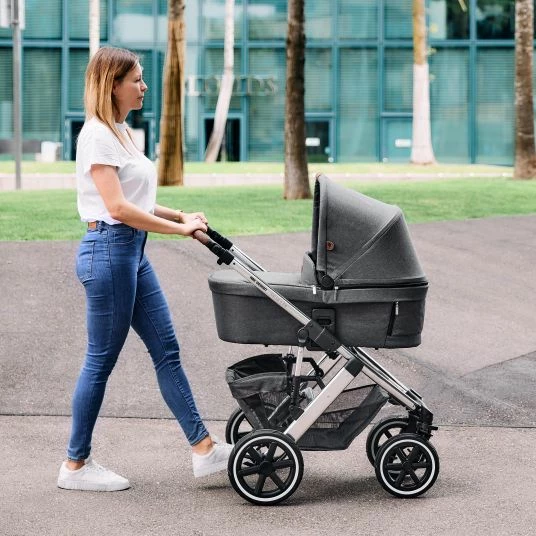 Brand new 🤩 ABC Design 3in1 Kinderwagen-Set Salsa 4 Air - inkl. Babywanne, Autositz Tulip, Sportsitz und Zubehörpaket - Diamond Edition - Asphalt - Collection 2023 😉 4 Brand new 🤩 ABC Design 3in1 Kinderwagen-Set Salsa 4 Air - inkl. Babywanne, Autositz Tulip, Sportsitz und Zubehörpaket - Diamond Edition - Asphalt - Collection 2023 😉 - Image 4