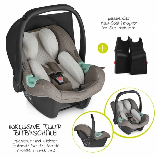 Cheapest 🧨 ABC Design 3in1 Kinderwagen-Set Salsa 4 Air - inkl. Babywanne, Autositz Tulip, Sportsitz und Zubehörpaket - Pure Edition - Nature - Collection 2023 🥰 2 Cheapest 🧨 ABC Design 3in1 Kinderwagen-Set Salsa 4 Air - inkl. Babywanne, Autositz Tulip, Sportsitz und Zubehörpaket - Pure Edition - Nature - Collection 2023 🥰 - Image 2