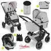 Discount 🧨 ABC Design 3in1 Kinderwagen-Set Salsa 4 Air - inkl. Babywanne, Tulip, Sportsitz, Wickeltasche & Fußsack - Fashion Edition - Mineral - Collection 2022 👏