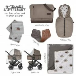 Budget 👏 ABC Design 3in1 Kinderwagen-Set Salsa 4 Air Starter Set inkl. Tulip und XXL Zubehörpaket - Pure Edition - Cream - Collection 2023 😀 -Way Sales abc design 3in1 kinderwagen set salsa 4 air starter set inkl tulip und xxl zubehorpaket pure edition cream 12003972205 d2