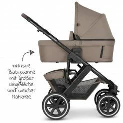 Budget 👏 ABC Design 3in1 Kinderwagen-Set Salsa 4 Air Starter Set inkl. Tulip und XXL Zubehörpaket - Pure Edition - Cream - Collection 2023 😀 -Way Sales abc design 3in1 kinderwagen set salsa 4 air starter set inkl tulip und xxl zubehorpaket pure edition cream 12003972205 d3