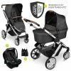 Brand new 🎉 ABC Design 3in1 Kinderwagen-Set Salsa 4 - inkl. Babyschale Tulip & XXL Zubehörpaket - Piano - Collection 2021 ❤️