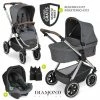 Top 10 ✨ ABC Design 3in1 Kinderwagen-Set Samba - inkl. Babywanne, Autositz Tulip, Sportsitz und Zubehörpaket - Diamond Edition - Asphalt - Collection 2023 ✔️