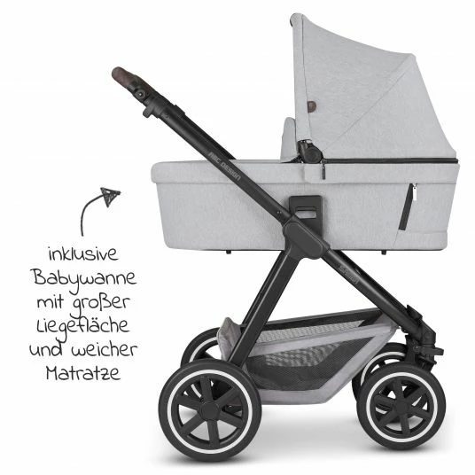 Promo 😍 ABC Design 3in1 Kinderwagen-Set Samba - inkl. Babywanne, Tulip, Sportsitz, Wickeltasche & Fußsack - Fashion Edition - Mineral - Collection 2022 🔔 4 Promo 😍 ABC Design 3in1 Kinderwagen-Set Samba - inkl. Babywanne, Tulip, Sportsitz, Wickeltasche & Fußsack - Fashion Edition - Mineral - Collection 2022 🔔 - Image 4