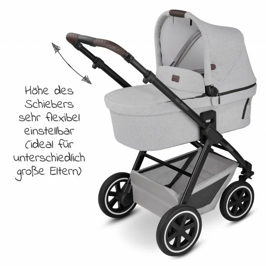 Promo 😍 ABC Design 3in1 Kinderwagen-Set Samba - inkl. Babywanne, Tulip, Sportsitz, Wickeltasche & Fußsack - Fashion Edition - Mineral - Collection 2022 🔔 5 Promo 😍 ABC Design 3in1 Kinderwagen-Set Samba - inkl. Babywanne, Tulip, Sportsitz, Wickeltasche & Fußsack - Fashion Edition - Mineral - Collection 2022 🔔 - Image 5
