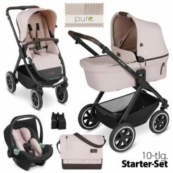 Buy 💯 ABC Design 3in1 Kinderwagen-Set Samba Starter Set inkl. Autositz Tulip und XXL Zubehörpaket - Pure Edition - Berry - Collection 2023 ⌛