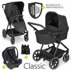Best reviews of 😉 ABC Design 3in1 Kinderwagen-Set Vicon 4 - inkl. Babywanne, Autositz Tulip, Sportsitz und Zubehörpaket - Classic Edition - Ink - Collection 2023 🧨