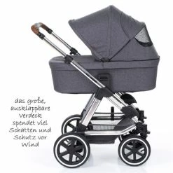 Discount 😀 ABC Design 3in1 Pram Set Condor 4 Air - Diamond Special Edition - incl. baby bath, baby seat & accessories package - Asphalt 😀 -Way Sales abc design 3in1 kinderwagenset condor 4 air diamond special edition inkl babywanne babyschale zubehorpaket asphalt 481907 121907 321000 zamboo set d4
