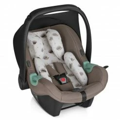 New 😍 ABC Design Babyschale Tulip (Autositz Gruppe 0+ / i-Size) - Fashion Edition - Cream - Collection 2022 🧨