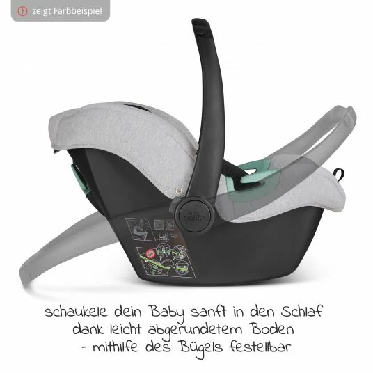 New 😍 ABC Design Babyschale Tulip (Autositz Gruppe 0+ / i-Size) - Fashion Edition - Cream - Collection 2022 🧨 5 New 😍 ABC Design Babyschale Tulip (Autositz Gruppe 0+ / i-Size) - Fashion Edition - Cream - Collection 2022 🧨 - Image 5