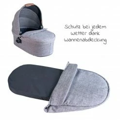 Budget 🤩 ABC Design Babywanne für Buggy Flash - Woven Graphite ❤️ -Way Sales abc design babywanne fur buggy flash woven graphite 12002672010 d3