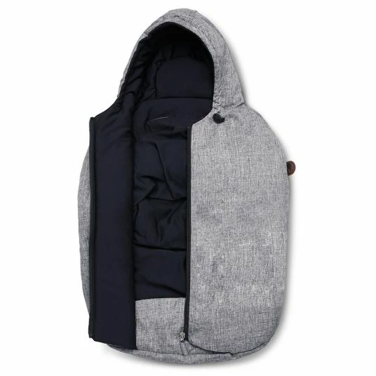 Promo 🌟 ABC Design Fußsack für Babyschale Tulip - Graphite Grey 🔥 2 Promo 🌟 ABC Design Fußsack für Babyschale Tulip - Graphite Grey 🔥 - Image 2