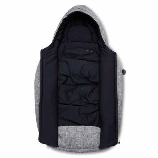 Promo 🌟 ABC Design Fußsack für Babyschale Tulip - Graphite Grey 🔥 3 Promo 🌟 ABC Design Fußsack für Babyschale Tulip - Graphite Grey 🔥 - Image 3