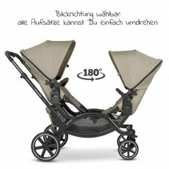 Outlet 😉 ABC Design Geschwisterwagen & Zwillingskinderwagen Zoom inkl. 2 Sportsitzen, Babywanne und Babyschale Tulip - Classic Edition - Reed - Collection 2023 ⭐ -Way Sales abc design geschwisterwagen zwillingskinderwagen zoom inkl 2 sportsitzen babywanne und babyschale tulip classic edition reed 12001542301 wanne tulip d5