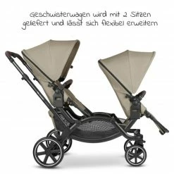 Coupon 👍 ABC Design Geschwisterwagen & Zwillingskinderwagen Zoom inkl. 2 Sportsitzen und Babywanne - Classic Edition - Reed - Collection 2023 🔥 -Way Sales abc design geschwisterwagen zwillingskinderwagen zoom inkl 2 sportsitzen und babywanne classic edition reed 12001542301 12001592301 d3