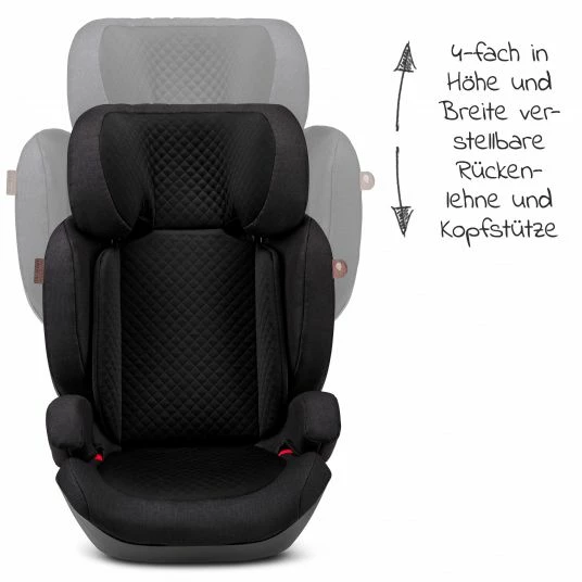 Best deal 🤩 ABC Design Kindersitz Mallow (Autositz Gruppe 2/3) - Diamond Edition - Black - Collection 2021 ✨ 2 Best deal 🤩 ABC Design Kindersitz Mallow (Autositz Gruppe 2/3) - Diamond Edition - Black - Collection 2021 ✨ - Image 2