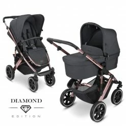 Deals 👏 ABC Design Kombi-Kinderwagen Salsa 4 Air - inkl. Babywanne & Sportsitz - Diamond Edition - Bubble - Collection 2022 😀