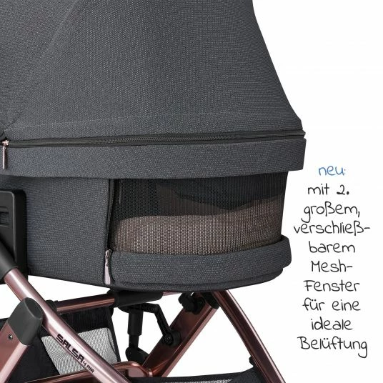 Deals 👏 ABC Design Kombi-Kinderwagen Salsa 4 Air - inkl. Babywanne & Sportsitz - Diamond Edition - Bubble - Collection 2022 😀 4 Deals 👏 ABC Design Kombi-Kinderwagen Salsa 4 Air - inkl. Babywanne & Sportsitz - Diamond Edition - Bubble - Collection 2022 😀 - Image 4
