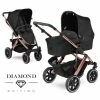 Best deal 🛒 ABC Design Kombi-Kinderwagen Salsa 4 Air - inkl. Babywanne & Sportsitz - Diamond Edition - Rose Gold - Collection 2021 🔔
