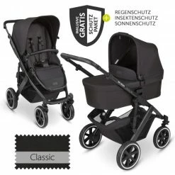 Cheapest ⌛ ABC Design Kombi-Kinderwagen Salsa 4 Air - inkl. Babywanne & Sportsitz mit XXL Zubehörpaket - Classic Edition - Ink - Collection 2023 🎉