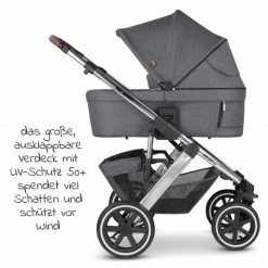 Promo ✨ ABC Design Kombi-Kinderwagen Salsa 4 Air - inkl. Babywanne, Sportsitz und XXL Zubehör-Paket - Diamond Edition - Asphalt - Collection 2022 🎁 -Way Sales abc design kombi kinderwagen salsa 4 air inkl babywanne sportsitz und xxl zubehor paket diamond edition asphalt 12003212003 zamboo set d4
