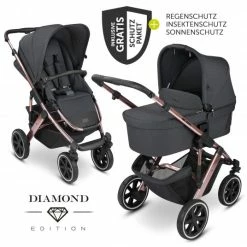 Buy 🌟 ABC Design Kombi-Kinderwagen Salsa 4 Air - inkl. Babywanne, Sportsitz und XXL Zubehör-Paket - Diamond Edition - Bubble - Collection 2022 🔥