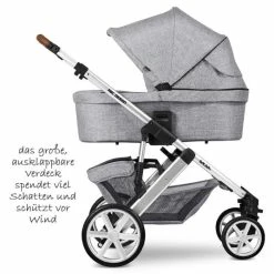 Hot Sale ⌛ ABC Design Kombi-Kinderwagen Salsa 4 2020 - inkl. Babywanne & Sportsitz - Graphite Grey - Collection 2021 ❤️ -Way Sales abc design kombi kinderwagen salsa 4 inkl babywanne sportsitz graphite grey 12001501900 d2