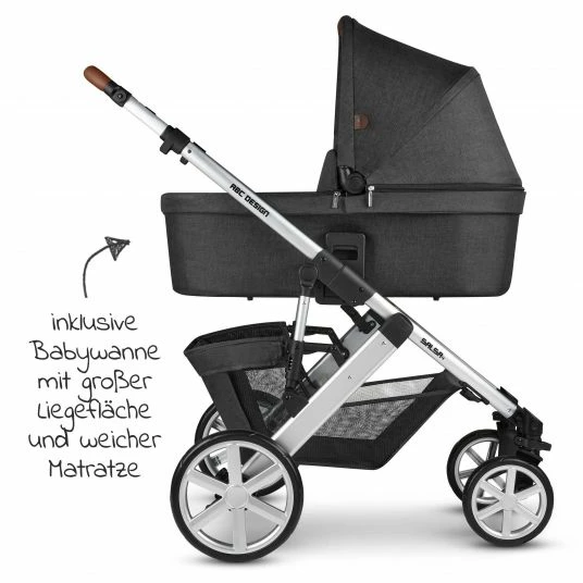 Buy 💯 ABC Design Kombi-Kinderwagen Salsa 4 - inkl. Babywanne & Sportsitz - Piano - Collection 2021 ✨ 2 Buy 💯 ABC Design Kombi-Kinderwagen Salsa 4 - inkl. Babywanne & Sportsitz - Piano - Collection 2021 ✨ - Image 2