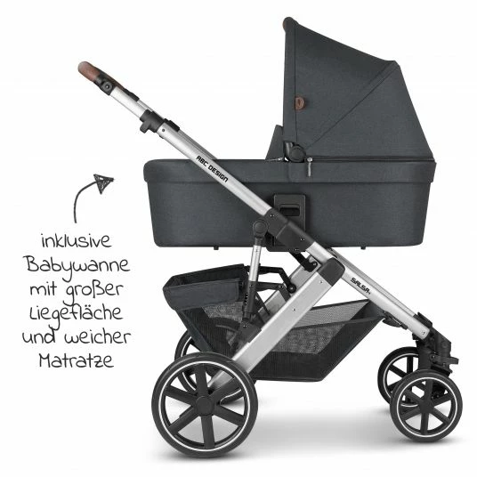 Best reviews of π ABC Design Kombi-Kinderwagen Salsa 4 - inkl. Babywanne & Sportsitz - Storm - Collection 2022 π 2 Best reviews of π ABC Design Kombi-Kinderwagen Salsa 4 - inkl. Babywanne & Sportsitz - Storm - Collection 2022 π - Image 2