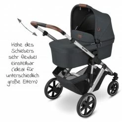Discount 😍 ABC Design Kombi-Kinderwagen Salsa 4 - inkl. Babywanne, Sportsitz und XXL Zubehör-Paket - Storm - Collection 2022 🤩 -Way Sales abc design kombi kinderwagen salsa 4 inkl babywanne sportsitz und xxl zubehor paket storm 12001502200 zamboo set d3