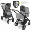 Deals 🧨 ABC Design Kombi-Kinderwagen Salsa 4 - inkl. Babywanne, Sportsitz und XXL Zubehör-Paket - Tin - Collection 2022 🥰