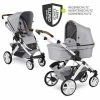Best Sale 💯 ABC Design Kombi-Kinderwagen Salsa 4 - inkl. Babywanne, Sportsitz & XXL Zubehörpaket - Graphite Grey - Collection 2021 ⭐