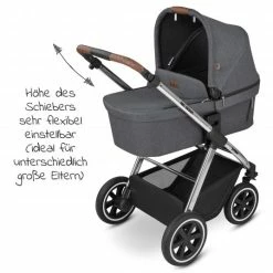 Cheapest 😍 ABC Design Kombi-Kinderwagen Samba - inkl. Babywanne, Sportsitz und XXL Zubehör-Paket - Diamond Edition - Asphalt - Collection 2022 ⌛ -Way Sales abc design kombi kinderwagen samba inkl babywanne sportsitz und xxl zubehor paket diamond edition asphalt 12003192003 zamboo set d3