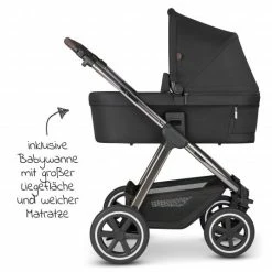 Outlet 🌟 ABC Design Kombi-Kinderwagen Samba - inkl. Babywanne, Sportsitz und XXL Zubehör-Paket - Diamond Edition - Dolphin - Collection 2022 😍 -Way Sales abc design kombi kinderwagen samba inkl babywanne sportsitz und xxl zubehor paket diamond edition dolphin 12003192104 zamboo set d2