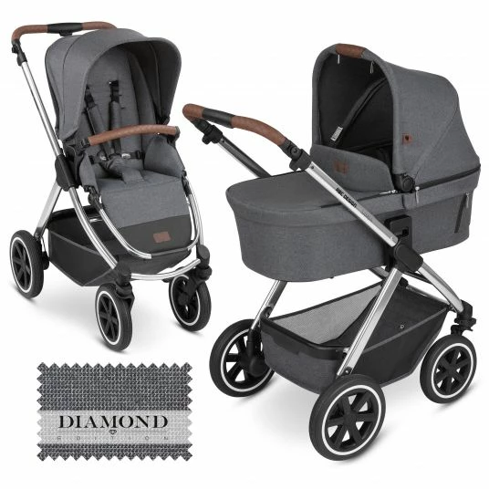 Brand new π― ABC Design Kombi-Kinderwagen Samba - inkl. Babywanne und Sportsitz - Diamond Edition - Asphalt - Collection 2023 π 1 Brand new π― ABC Design Kombi-Kinderwagen Samba - inkl. Babywanne und Sportsitz - Diamond Edition - Asphalt - Collection 2023 π