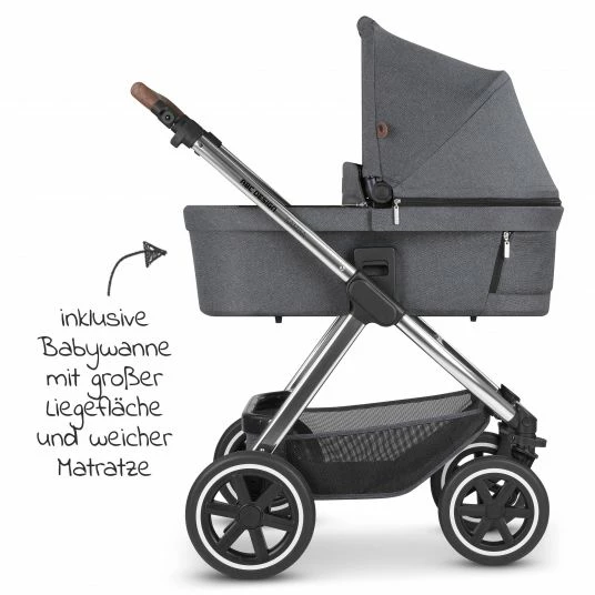 Brand new π― ABC Design Kombi-Kinderwagen Samba - inkl. Babywanne und Sportsitz - Diamond Edition - Asphalt - Collection 2023 π 2 Brand new π― ABC Design Kombi-Kinderwagen Samba - inkl. Babywanne und Sportsitz - Diamond Edition - Asphalt - Collection 2023 π - Image 2