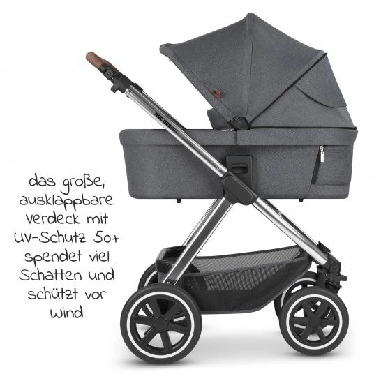 Brand new π― ABC Design Kombi-Kinderwagen Samba - inkl. Babywanne und Sportsitz - Diamond Edition - Asphalt - Collection 2023 π 3 Brand new π― ABC Design Kombi-Kinderwagen Samba - inkl. Babywanne und Sportsitz - Diamond Edition - Asphalt - Collection 2023 π - Image 3