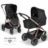 Best Sale ✔️ ABC Design Kombi-Kinderwagen Samba - inkl. Babywanne und Sportsitz - Diamond Edition - Rose Gold - Collection 2021 ✨