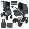 Coupon 🌟 ABC Design Kombi-Kinderwagen Samba Set inkl. Neugeborenen-Fußsack und Wickeltasche - Classic Edition - Lake - Collection 2023 ✨