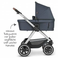 Coupon 🌟 ABC Design Kombi-Kinderwagen Samba Set inkl. Neugeborenen-Fußsack und Wickeltasche - Classic Edition - Lake - Collection 2023 ✨ -Way Sales abc design kombi kinderwagen samba set inkl neugeborenen fusssack und wickeltasche classic edition lake 12003922303 d2