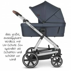 Promo ⭐ ABC Design Kombi-Kinderwagen Vicon 4 - inkl. Babywanne & Sportsitz mit XXL Zubehörpaket - Classic Edition - Lake - Collection 2023 🔔 -Way Sales abc design kombi kinderwagen vicon 4 inkl babywanne sportsitz mit xxl zubehorpaket classic edition lake 12003982303 zamboo d3